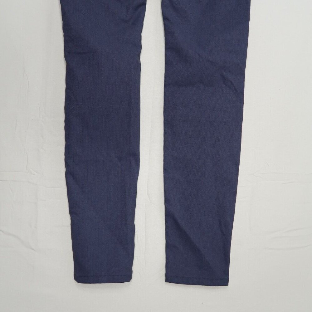 prAna Brenna Gray Moto Skinny Jeans Pants Trousers Low Rise Stretch EUC Womens 0 - Picture 11 of 14